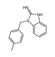 1-[(4-methylphenyl)methyl]benzimidazol-2-amine结构式
