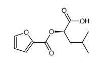 (R)-2-(2-furoyloxy)-isocaproic acid结构式