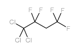 1,1,1-trichloro-2,2,4,4,4-pentafluorobutane Structure