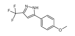 1H-Pyrazole, 3-(4-methoxyphenyl)-5-(trifluoromethyl)- picture