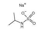 sodium isopropylsulphamate Structure