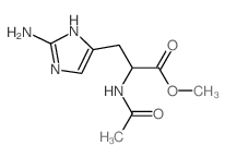 L-Histidine,N-acetyl-2-amino-, methyl ester结构式