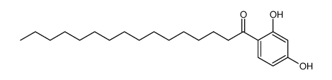 1-(2,4-dihydroxyphenyl)-hexadecan-1-one Structure