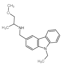 N-[(9-ethylcarbazol-3-yl)methyl]-1-methoxypropan-2-amine Structure