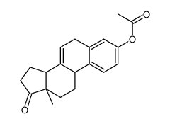3-hydroxyestra-1,3,5(10),7-tetraen-17-one 3-acetate Structure