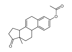 3-hydroxyestra-1,3,5(10),7-tetraen-17-one 3-acetate结构式