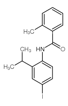 N-(4-iodo-2-propan-2-ylphenyl)-2-methylbenzamide结构式