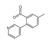 3-(4-methyl-2-nitro-phenyl)-pyridine Structure