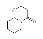Piperidine, 1- (1-oxobutyl)-结构式