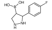 [3-(4-fluorophenyl)pyrazolidin-4-yl]boronic acid Structure