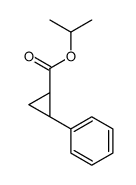 propan-2-yl (1S,2S)-2-phenylcyclopropane-1-carboxylate Structure