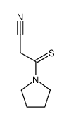 3-Pyrrolidin-1-yl-3-thioxo-propionitrile结构式