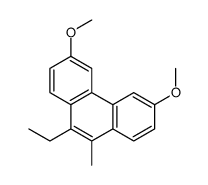 9-ethyl-3,6-dimethoxy-10-methylphenanthrene结构式