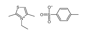 3-ethyl-2,4-dimethylthiazolium toluene-p-sulphonate Structure