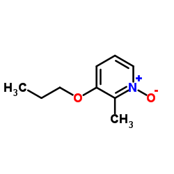 Pyridine, 2-methyl-3-propoxy-, 1-oxide (9CI) structure