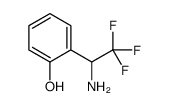 Phenol, 2-(1-amino-2,2,2-trifluoroethyl)- Structure