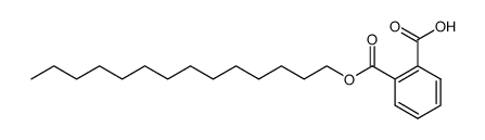 Phthalic acid 1-tetradecyl ester结构式