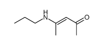 4-propylamino-3-penten-2-one Structure