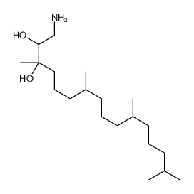 1-amino-3,7,11,15-tetramethylhexadecane-2,3-diol结构式