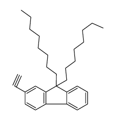 2-ethynyl-9,9-dioctylfluorene结构式