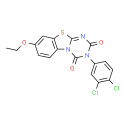 3-(3,4-Dichlorophenyl)-8-ethoxy-2H-[1,3,5]triazino[2,1-b][1,3]benzothiazole-2,4(3H)-dione Structure
