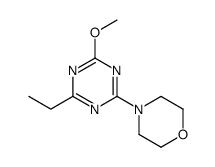 4-(4-ethyl-6-methoxy-1,3,5-triazin-2-yl)morpholine Structure