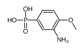 (3-amino-4-methoxyphenyl)phosphonic acid Structure
