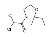 2,2-dichloro-1-(2-ethyl-2-methyl-1,3-oxazolidin-3-yl)ethanone Structure