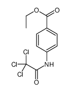 ethyl 4-[(2,2,2-trichloroacetyl)amino]benzoate Structure