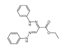 Ethyl 2,3-bis(phenylhydrazono)propionate Structure
