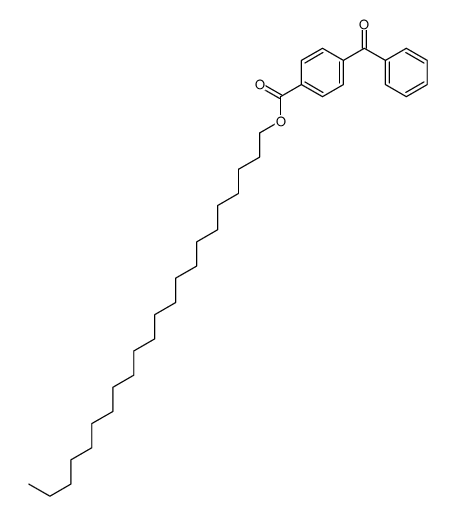 docosyl 4-benzoylbenzoate结构式