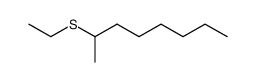 2-octyl ethyl sulfide Structure