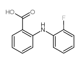 N-(2-FLUOROPHENYL)ANTHRANILIC ACID Structure