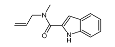N-methyl-N-prop-2-enyl-1H-indole-2-carboxamide Structure