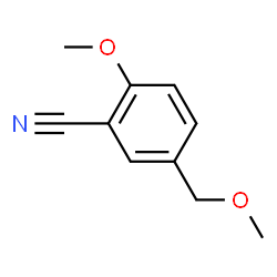 Benzonitrile, 2-methoxy-5-(methoxymethyl)- (9CI)结构式