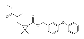3-((Z)-2-Methoxycarbonyl-propenyl)-2,2-dimethyl-cyclopropanecarboxylic acid 3-phenoxy-benzyl ester Structure