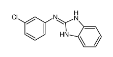 N-(3-chlorophenyl)-1H-benzimidazol-2-amine Structure