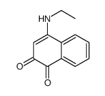 1,2-Naphthalenedione, 4-(ethylamino)- (9CI) Structure