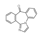 9H-Dibenzo(c,f)imidazo(1,2-a)azepin-9-one结构式