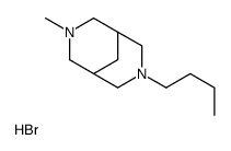 3-butyl-7-methyl-3-aza-7-azoniabicyclo[3.3.1]nonane,bromide Structure