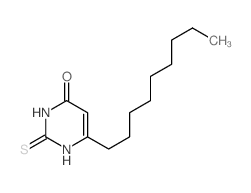 6-nonyl-2-sulfanylidene-1H-pyrimidin-4-one结构式