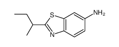 6-Benzothiazolamine,2-(1-methylpropyl)-(9CI) structure