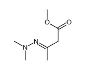 methyl 3-(dimethylhydrazinylidene)butanoate结构式