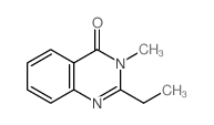 2-ethyl-3-methyl-quinazolin-4-one structure