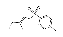 (E)-1-((4-chloro-3-methylbut-2-en-1-yl)sulfonyl)-4-methylbenzene Structure