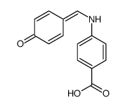 4-[(4-oxocyclohexa-2,5-dien-1-ylidene)methylamino]benzoic acid Structure