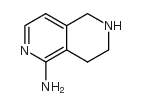 5,6,7,8-四氢-2,6-萘啶-1-胺结构式