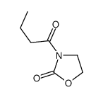 3-butanoyl-1,3-oxazolidin-2-one Structure