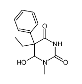 5-ethyl-6-hydroxy-1-methyl-5-phenyl-2,6(1H,3H,5H)-pyrimidinedione Structure