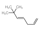 (4E)-6,6-dimethylhepta-1,4-diene结构式